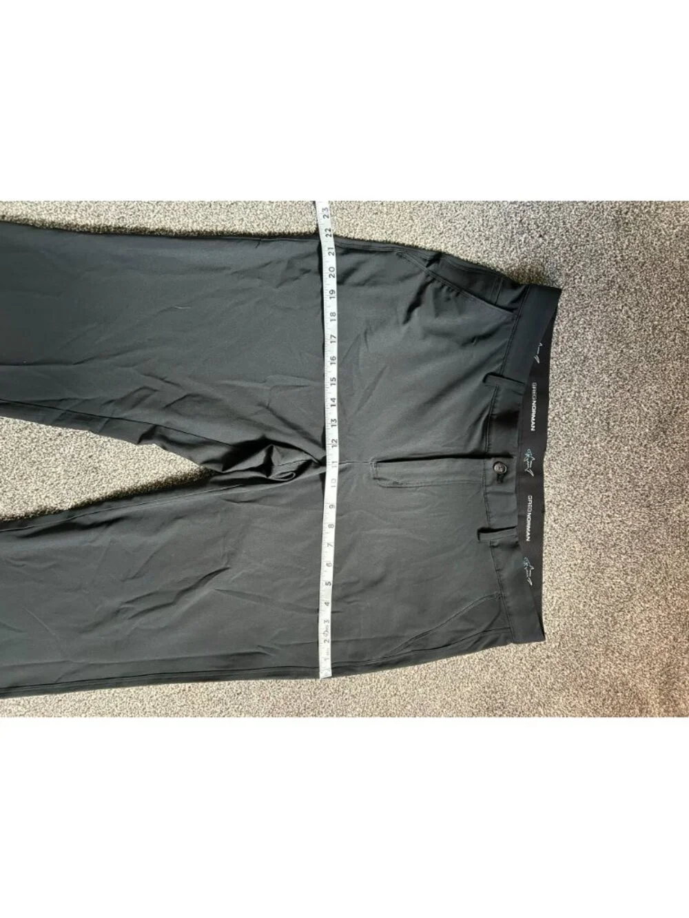 Greg Norman ML75 Microlux Pants 36x32 Black Golf Stretch Mens